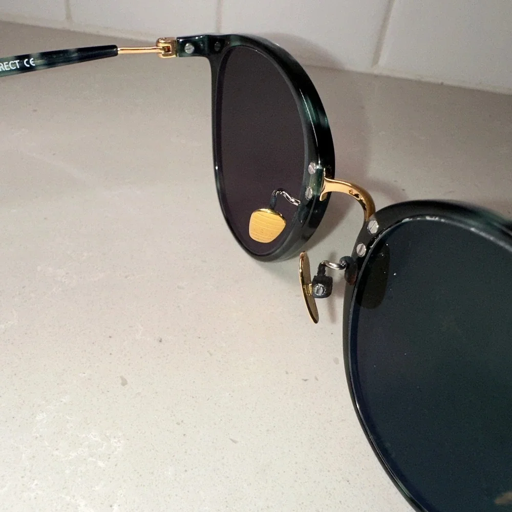 Eyebuydirect Aloft Frames 48-21-142 Gold/Green Tortoise Unisex Designer Eyewear‎